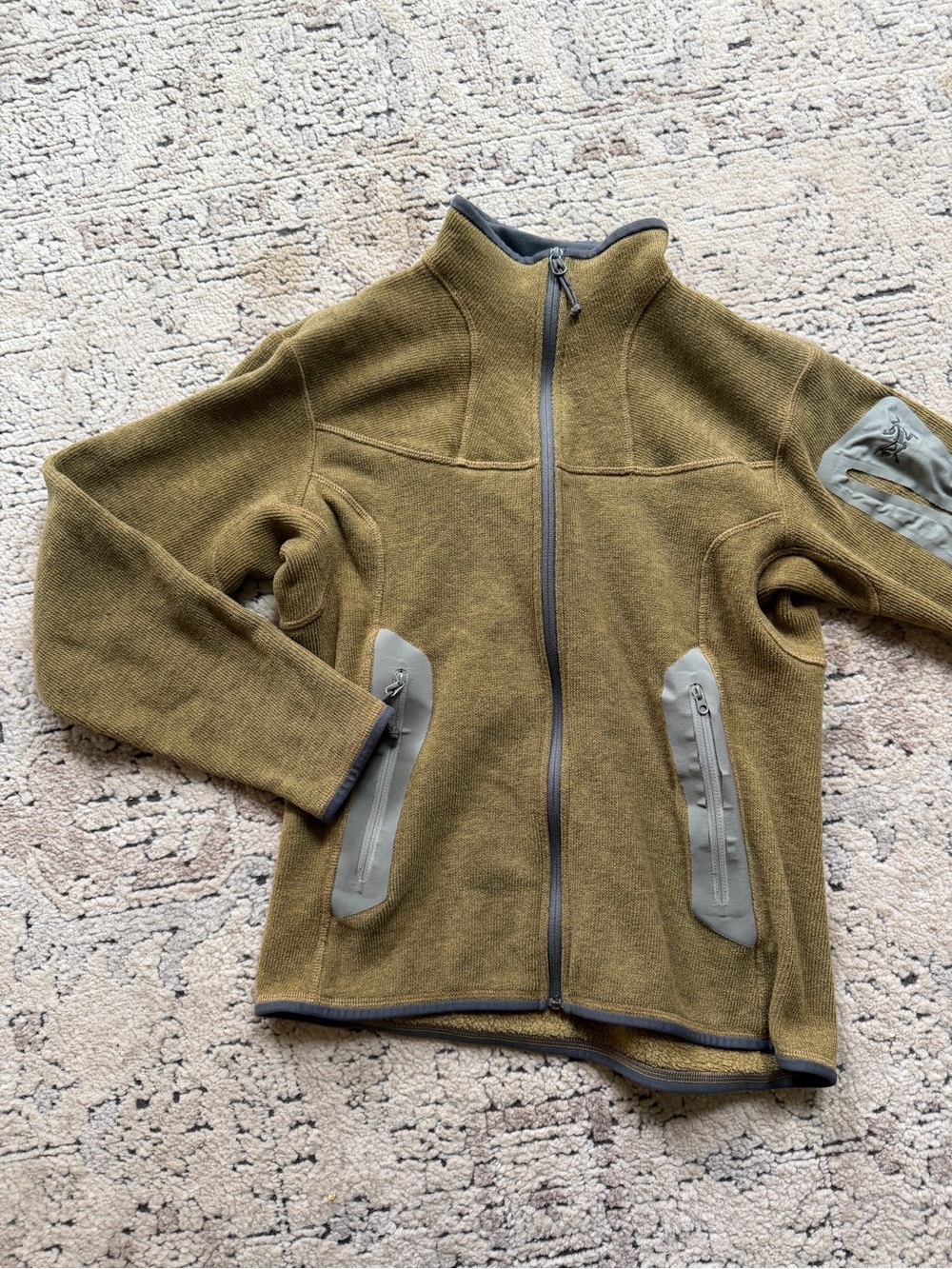 Arc'teryx Olive Green Full-Zip Women's Fleece Jacket